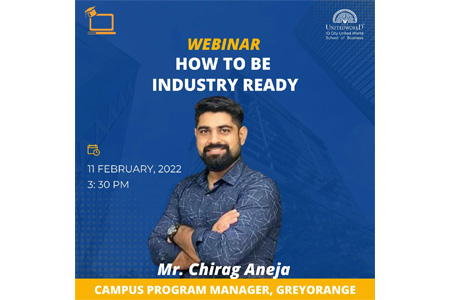 Be Industry Ready with Mr. Chirag Aneja