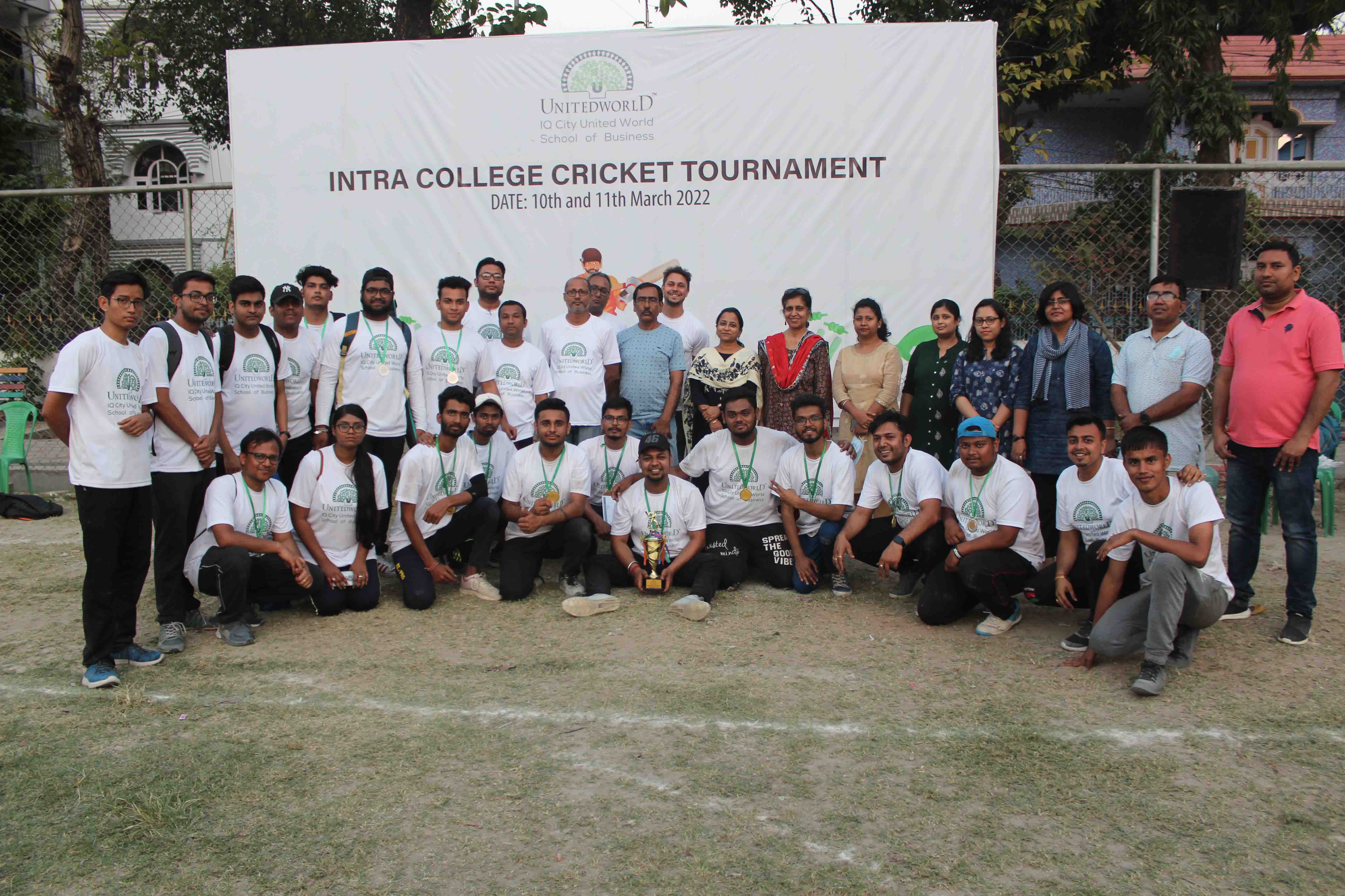Winner at Intra College Cricket Tournament 2022