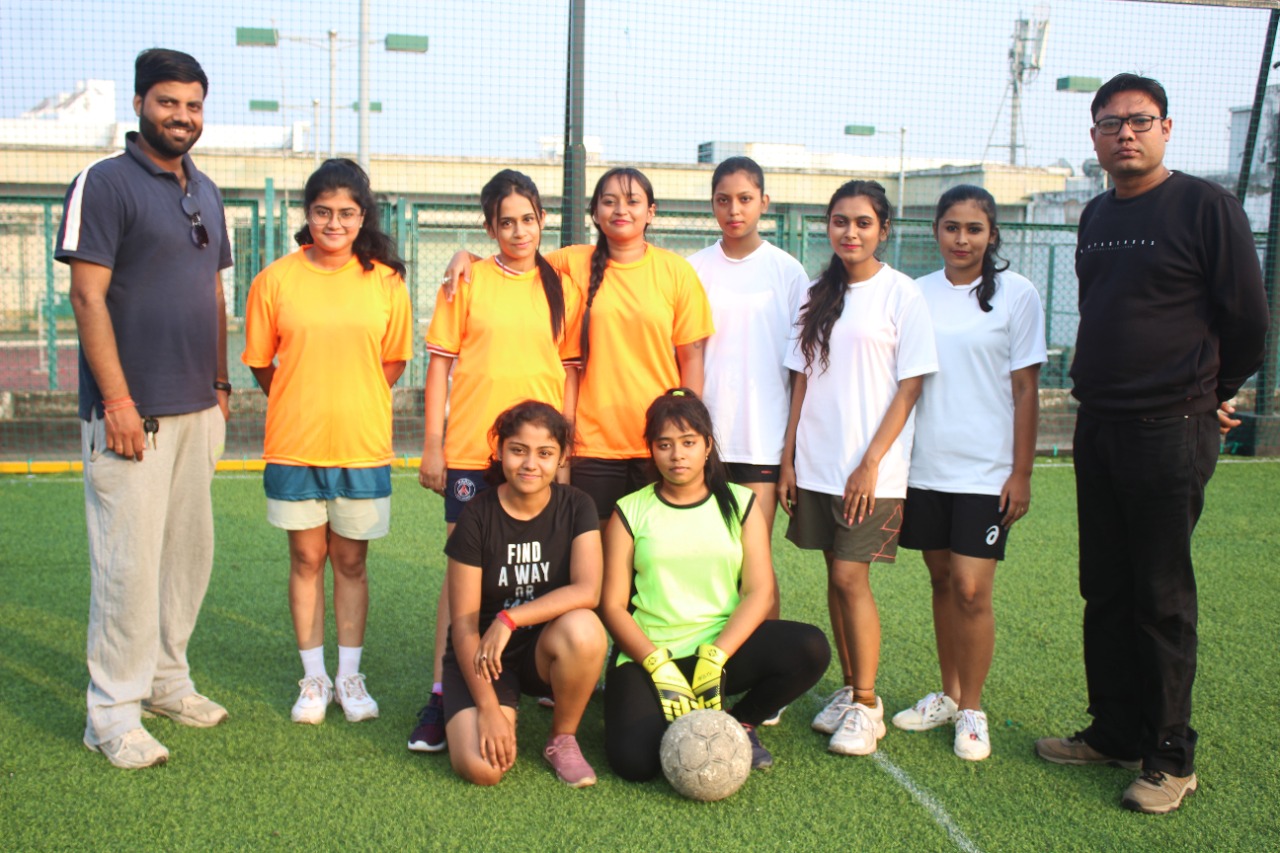IQ City UWSB Intra College Football Girls Team