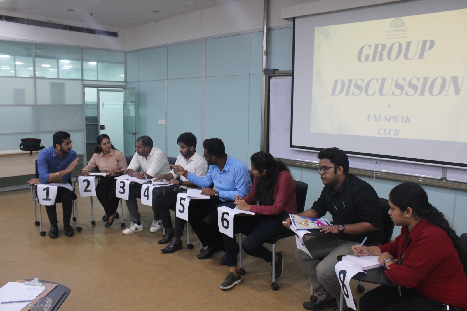 Student Panel 1 at Group Discussion Challenge